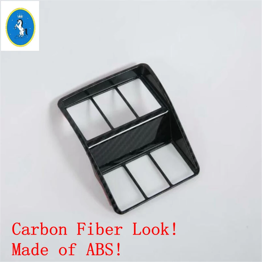 

Matte / Carbon Fiber Head Lights Lamp Switch Button Decor Panel Cover Trim For Honda CRV CR-V 2017 - 2020 Interior Accessories