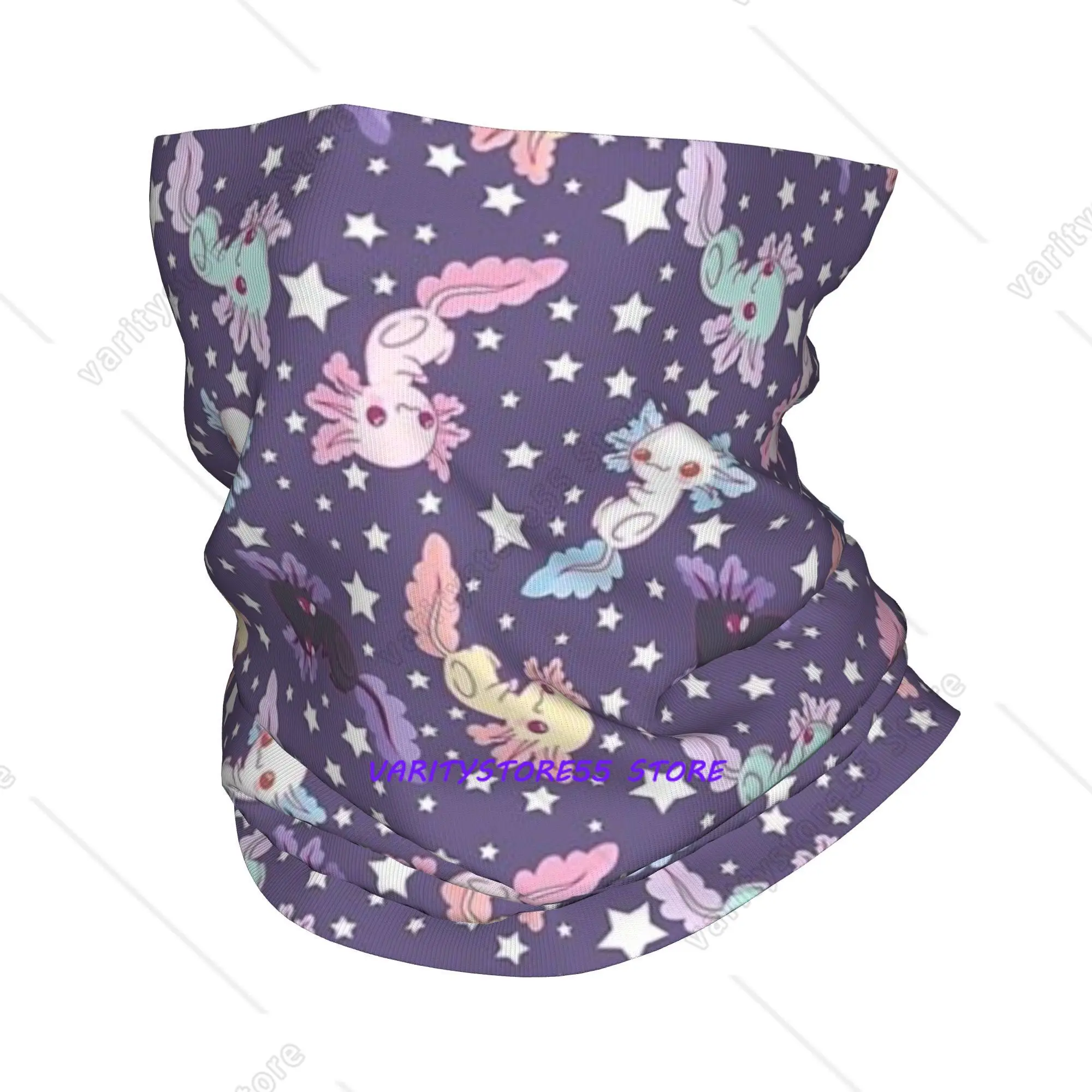 bandana-kawaii-com-padrao-de-axolote-cobertura-para-pescoco-lenco-multiuso-faixa-de-cabeca-unissex-para-adultos-lavavel