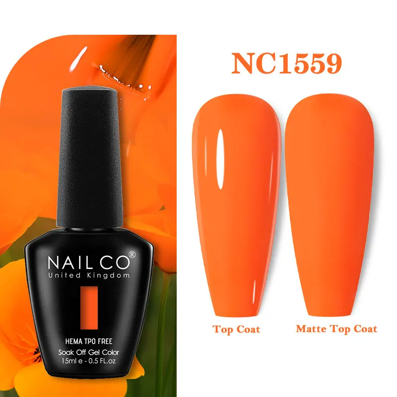 NAILCO 131 Kleuren TPO GRATIS HEMA Vernis Semi Permanente UV Vernis Gel Nagellak Nagels Art Gel Manicure TOP BASE Vernis Hybride