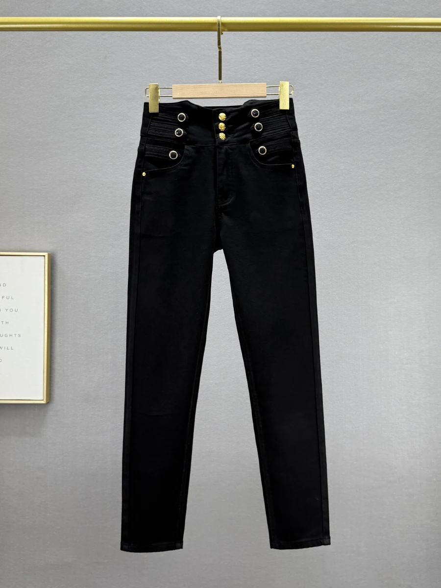 

Женские зимние джинсы Bla Fce: новые, облегающие, с высокой талией, эластичные, с множеством карманов, теплые, из хлопкового денима, на молнии