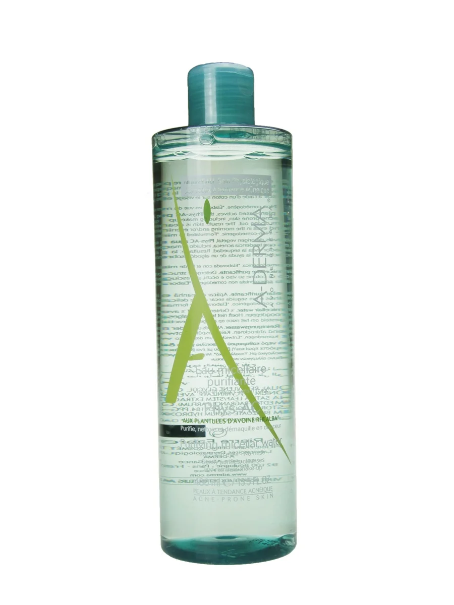 A Derma Phys-ac micellar water for 400ml acne skin-micellar water purifying clean and peel off oily skin with acne trend