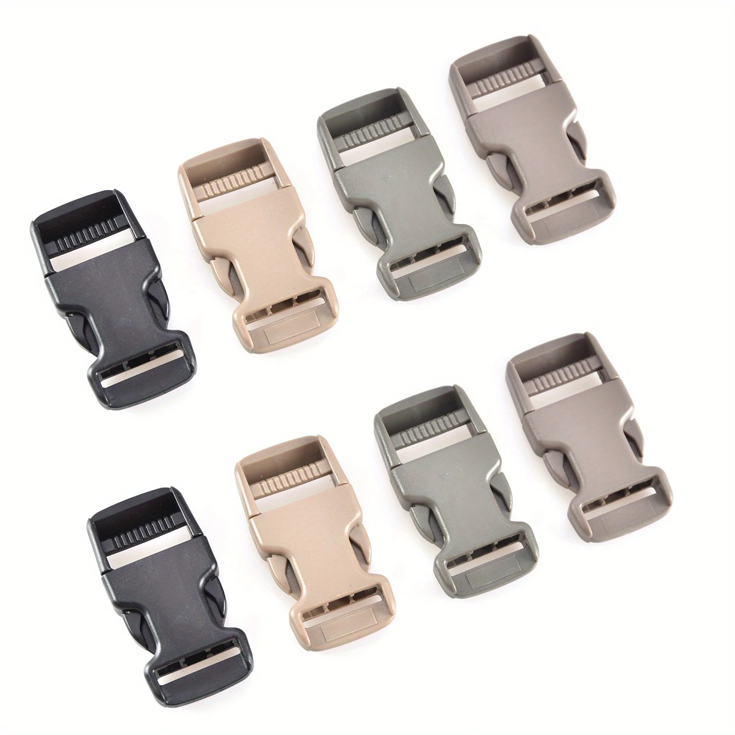 4pcs Buckle Quick Side Release Buckles Clips Snaps Heavy Duty Plastic Replacement for Nylon Webbing Straps Backpack