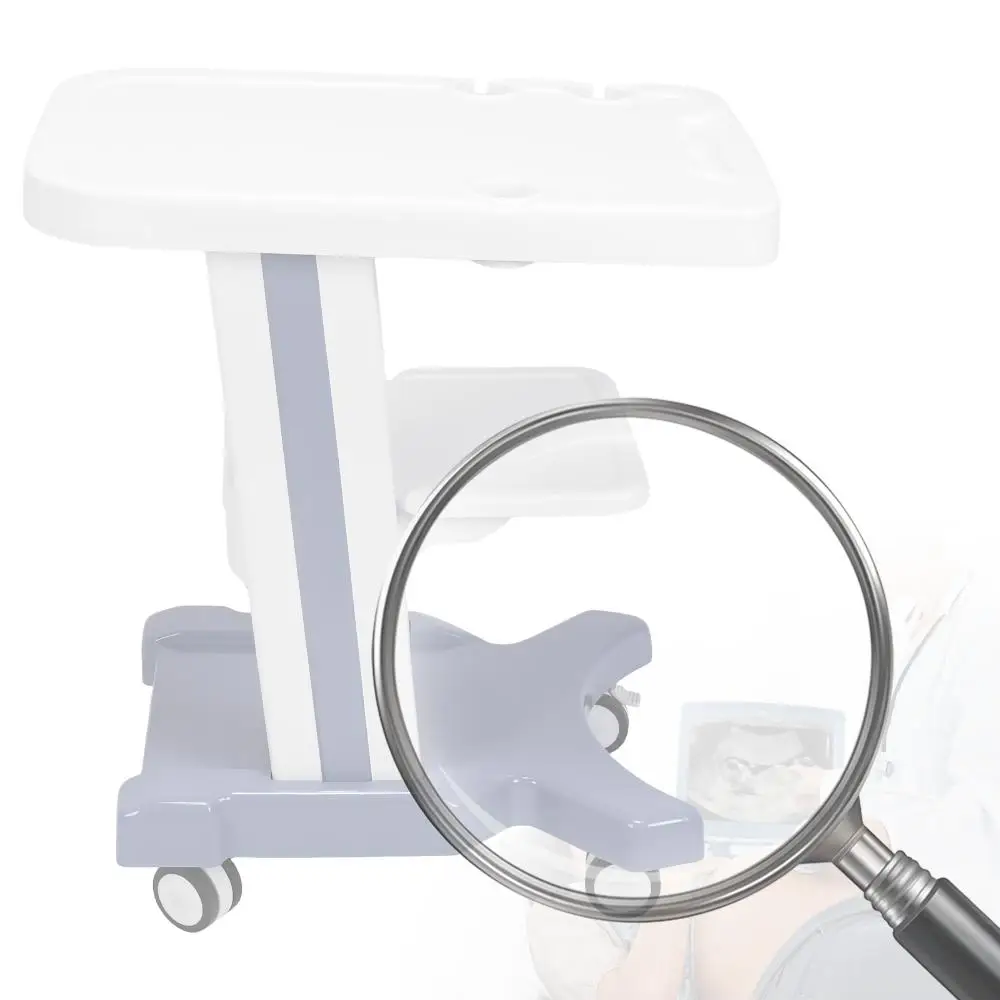 

Mobile Workstation with Wheels Mobile Ultrasound Cart Beauty Storage Utility Cart for Dental Clinics Hospitals & Beauty Salons