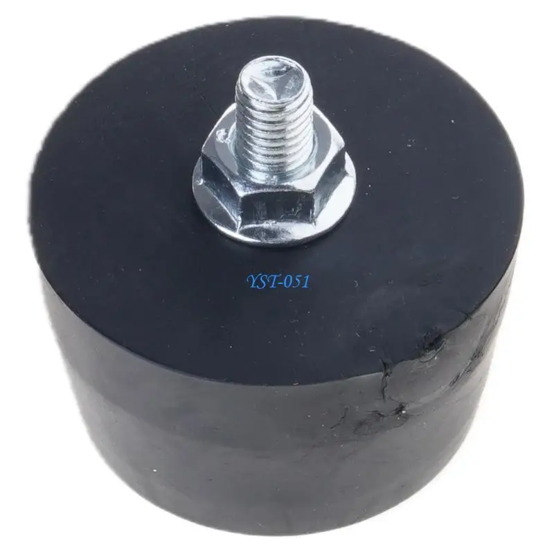 

E15A Set Of 4 Large Compressor Isolation Feet Anti Shock Rubber Mounts With Fasteners For Air Compressor Pumps Machines