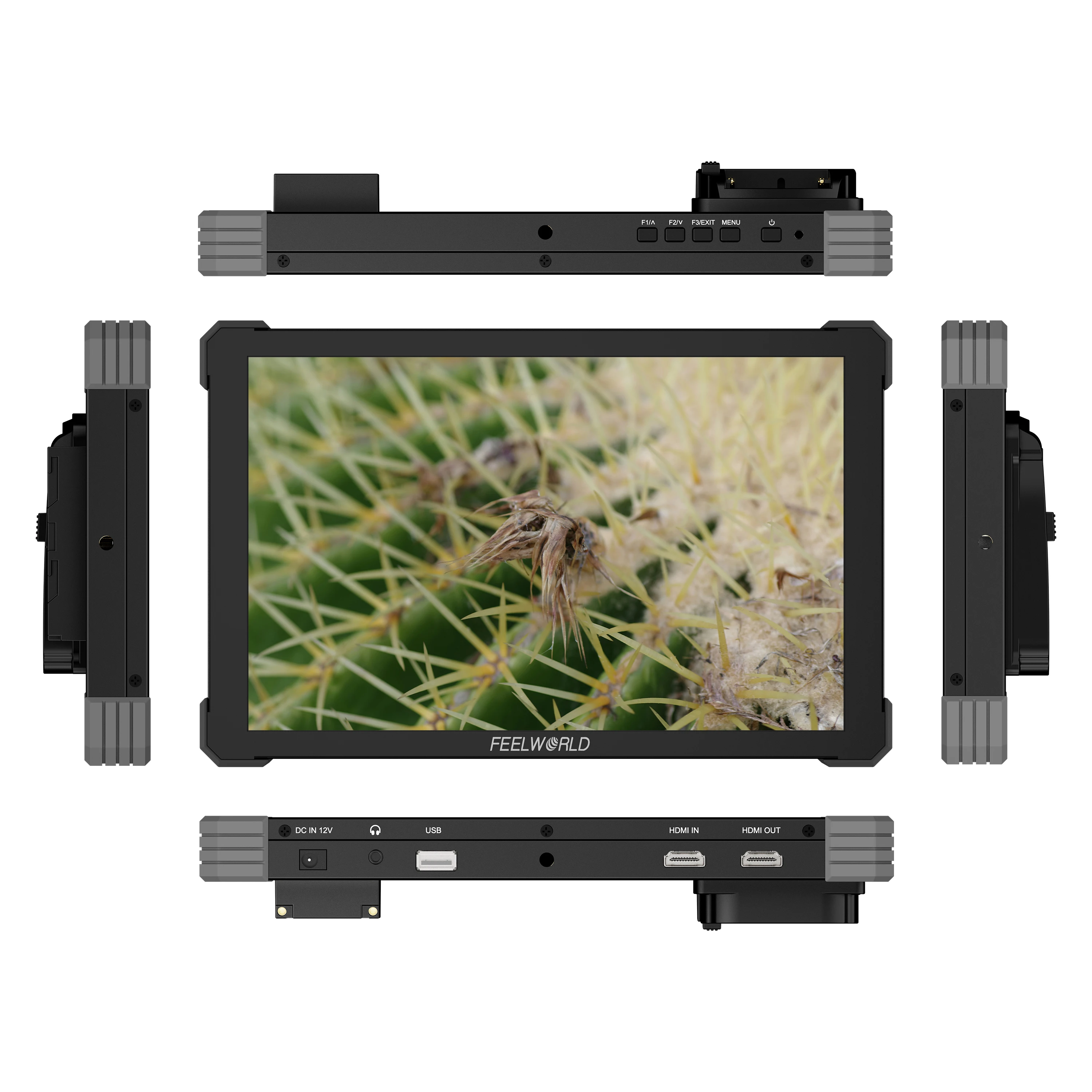 

FEELWORLD T10 Aluminum Alloy Camera Monitor 10.1 Inch Touch Screen DSLR Field Monitor Factory Direct