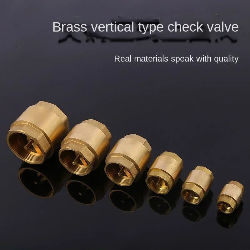 1 PCS Threaded Check Valve High Accuracy Brass  Check Valve One Way Non-Return for Water Gas Oil Clapet Anti Retour Eau  200WOG