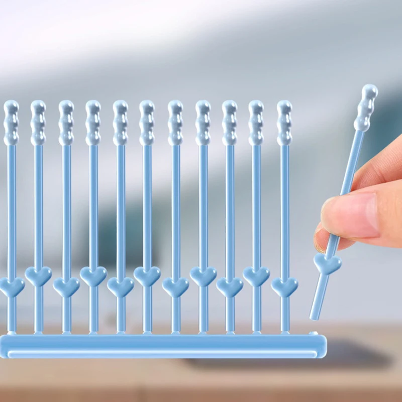 24 قطعة/صندوق الكبار لزجة الأذن حفار الأذن حفر أداة الأذن الشمع تنظيف خاص لا تؤذي الأذن حفر ملعقة الأذن حفر مسحات القطن