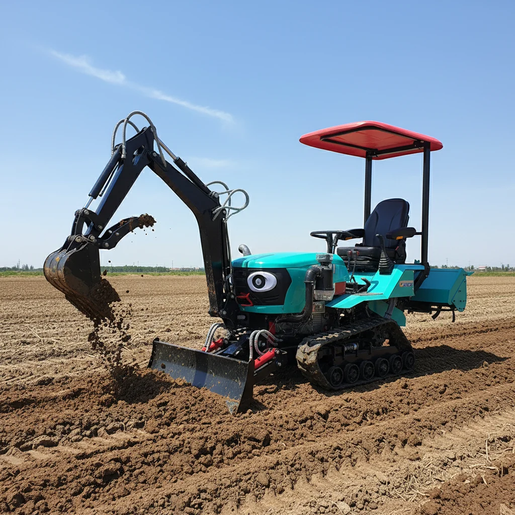 Customize Mini Tractor Durable Low Fuel Consumption For Orchard Management Factory Direct Supply