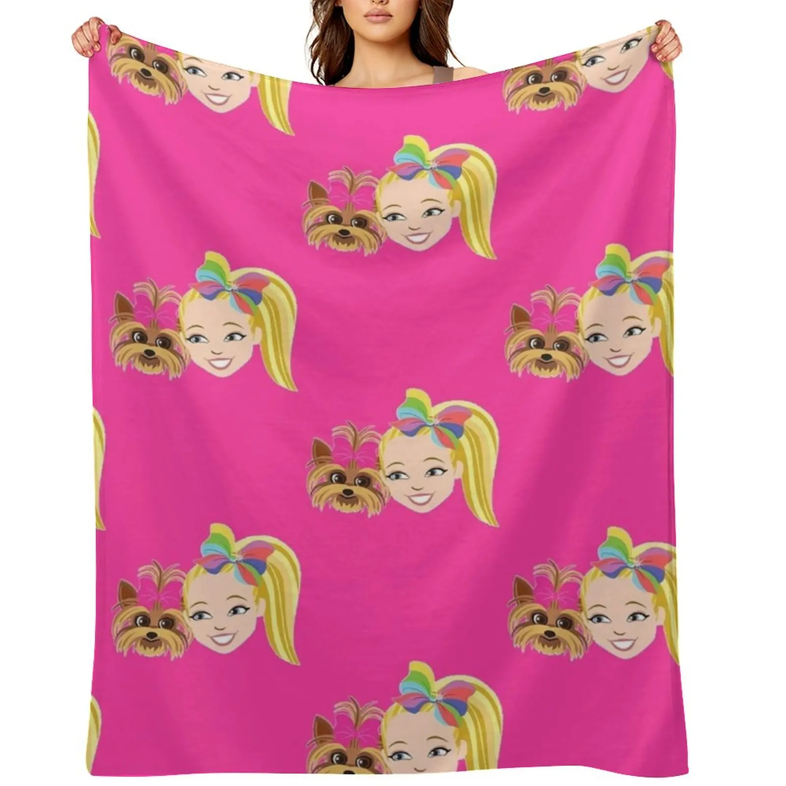 

JoJo Siwa Throw Blanket Soft Plush Plaid bed plaid Luxury Giant Sofa Blankets