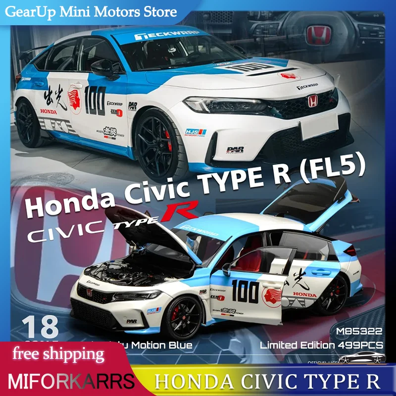 

Новинка в наличии: Модель Motorhelix 1:18 Honda Civic Type R FL5, литая под давлением, коллекционная, для выставок Coolcarshow, лимитированная серия, игрушка, подарок для детей