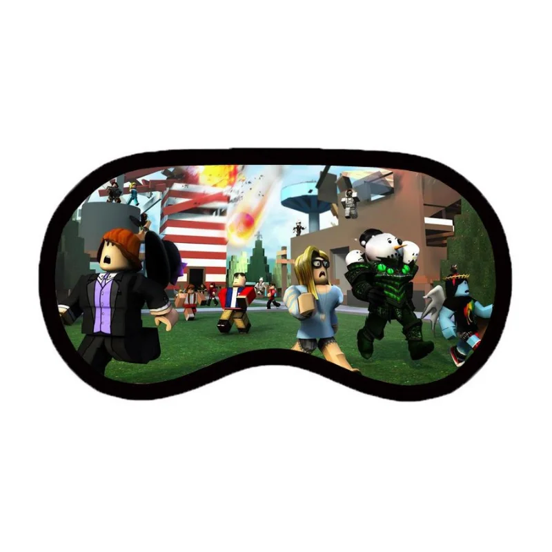 Anime Game Eye Mask ROBLOX Peripheral Eye Mask Student Cartoon Printing Eye Mask Men and Women Nap Shading Eye Mask