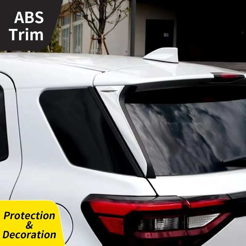 Rear Spoiler Garnish Protectors Trim for Toyota Raize A200A/210A 2020 High Quality ABS Car Styling External Accessories