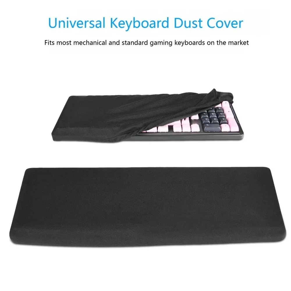 Elastic Keyboard Sleeve Washable Full Size Keyboard Dustproof Cover Anti-Dust Secure Fit Keyboard Protector