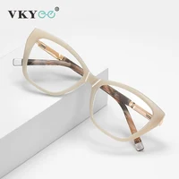 VICKY nueva moda personalizada mariposa señoras diseño Simple gafas de lectura de luz azul prescripción personalizable LS209