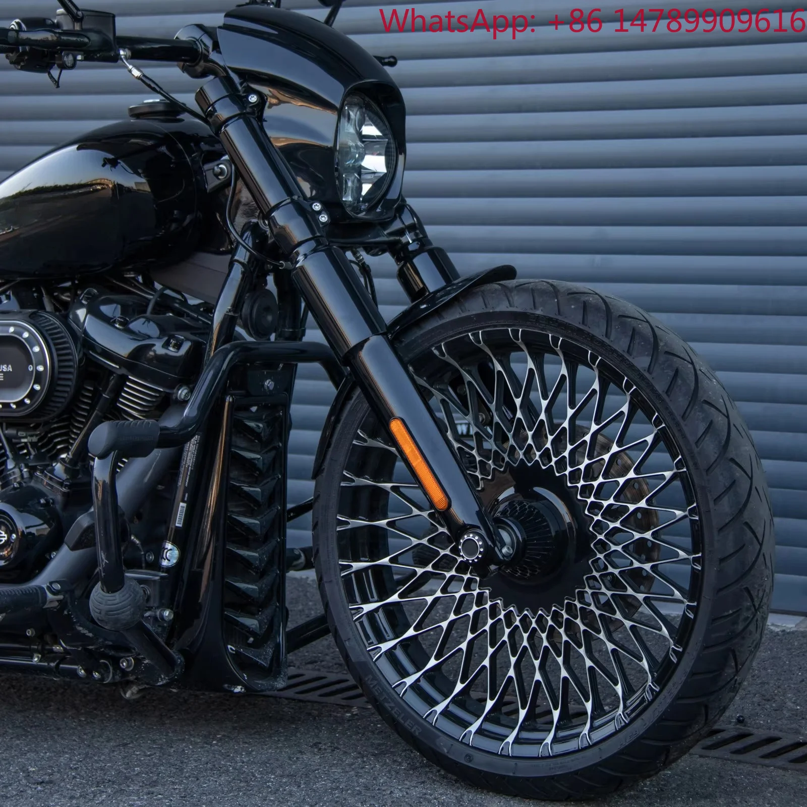6061-T6 Aluminum Alloy3D Custom Motorcycle Cast Forged Spider Spokes Rear Front Wheels Rims For 2018-2024 Harley Street Bob Soft