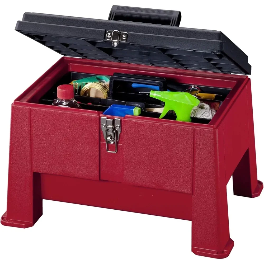 Personalizable-Step N Store, caja de herramientas para taburete con escalón de 20"