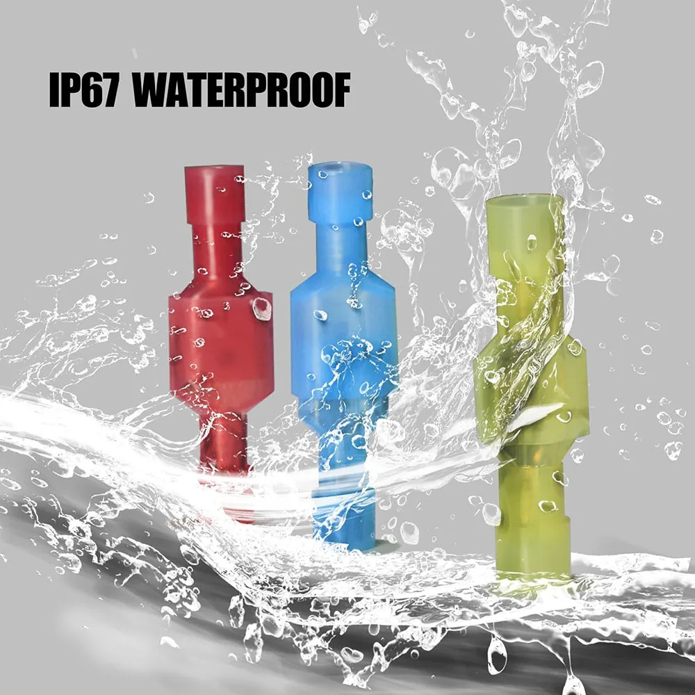 

280PCS Nylon Spade Quick Disconnect Connectors Kit 22-10 AWG Male and Female Insulated Wire Crimp Cold-Pressed Spade Terminals