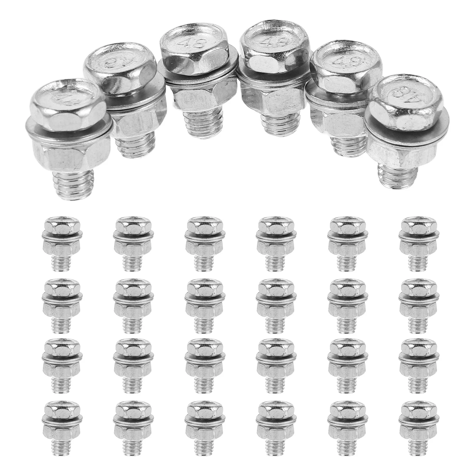 

30pcs Bicycle Brake Cable Clamp Bolt High-Strength Precision Design Easy Installation Noise Reduction For Mountain Bike Urban