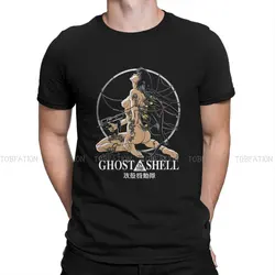 Ghost in the Shell Girl Soldier  T Shirt Vintage Fashion Summer Large Cotton Men's Tees Harajuku O-Neck TShirt