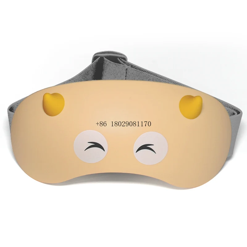 

Compress eye mask with blue tooth music Air Pressure Vibration Massage New Design Digital Eye Massager for Children Heat