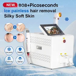 2 in 1 Picosecond Laser Removal Portable Machin High Intensity Pulse IPL E-light Epilation Hair Whitening Skin Beauty Equipment