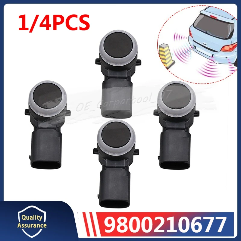 1/4 Uds Sensor de aparcamiento PDC 9800210677 para Peugeot 2008 208 3008 308 5008 508 9800210677XT