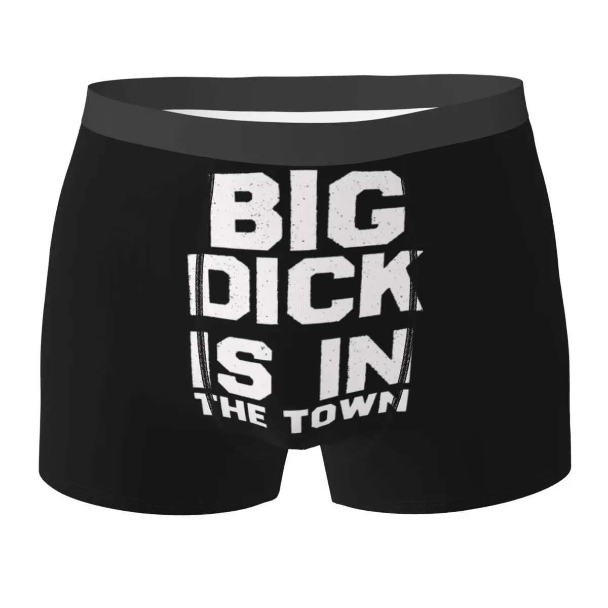 

Big Dick Is Back In Town Men Underwear Boxer Shorts Panties Funny Soft Underpants for Homme S-XXL