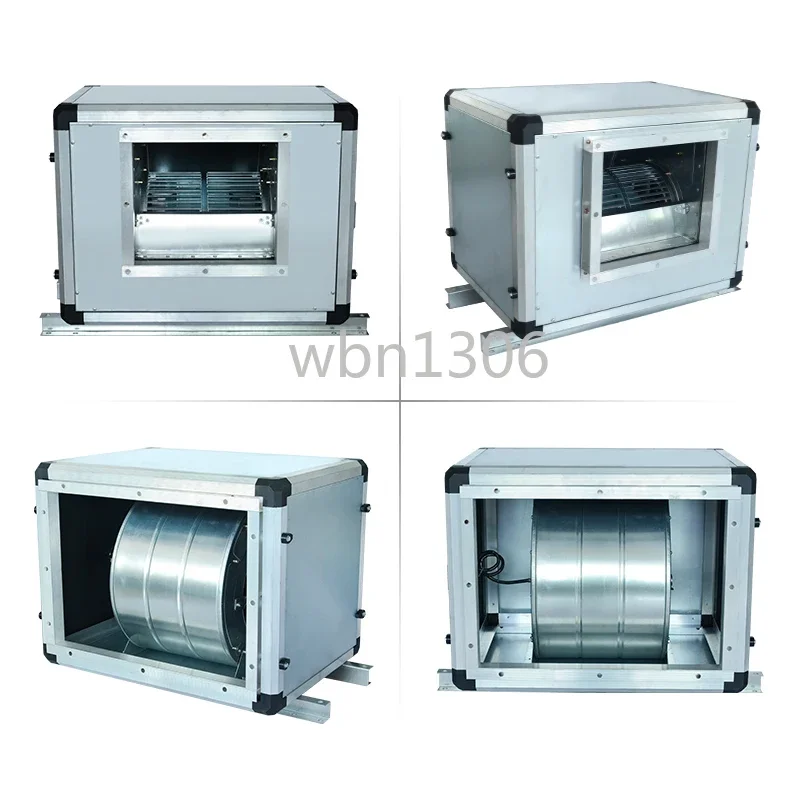 Commercial air conditioner internal unit catering rear kitchen range hood muffler cotton box fan cabinet fresh air cooling