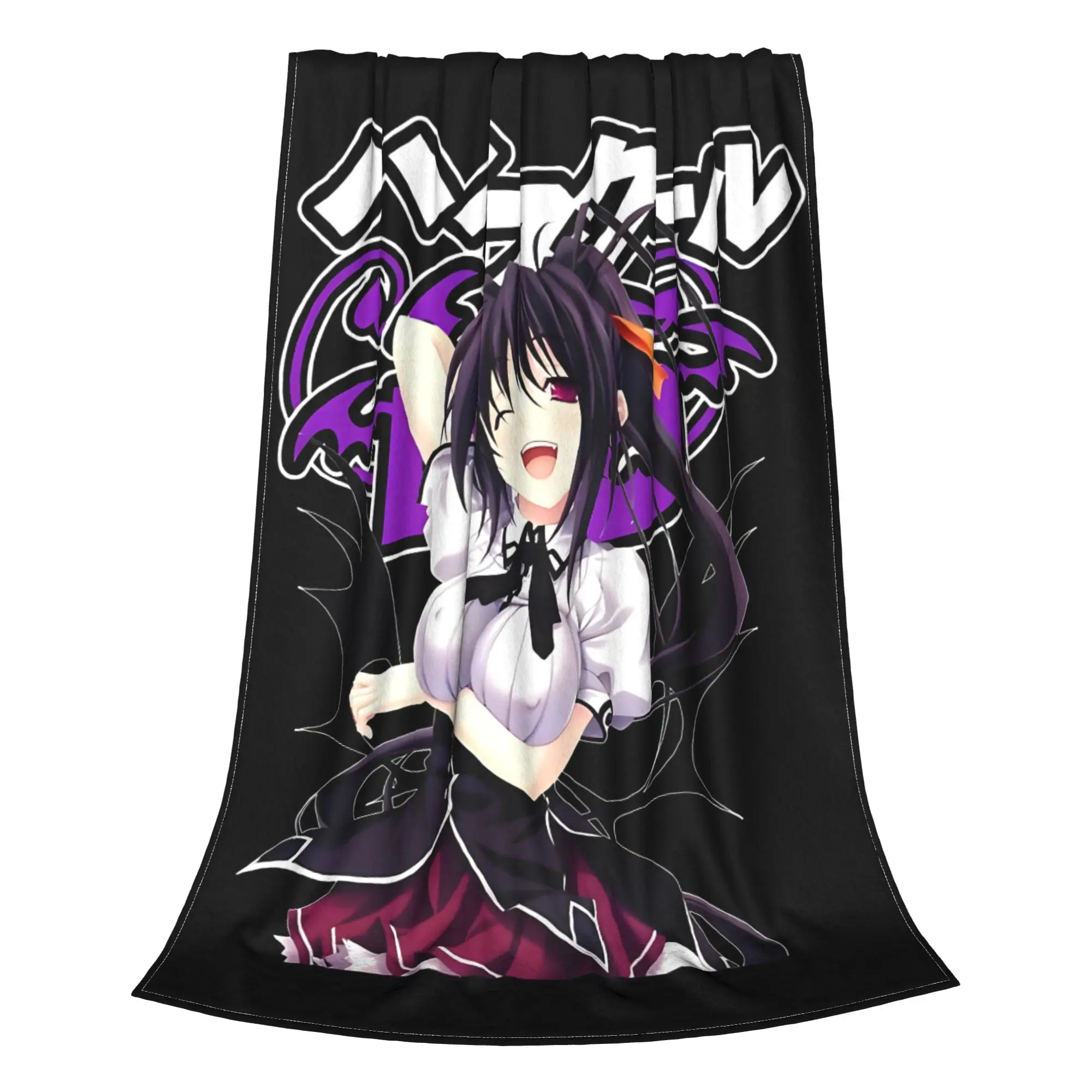 1PC Cute anime demon girl  Blanket Throw Super Cosy Plush Living Room Sofa