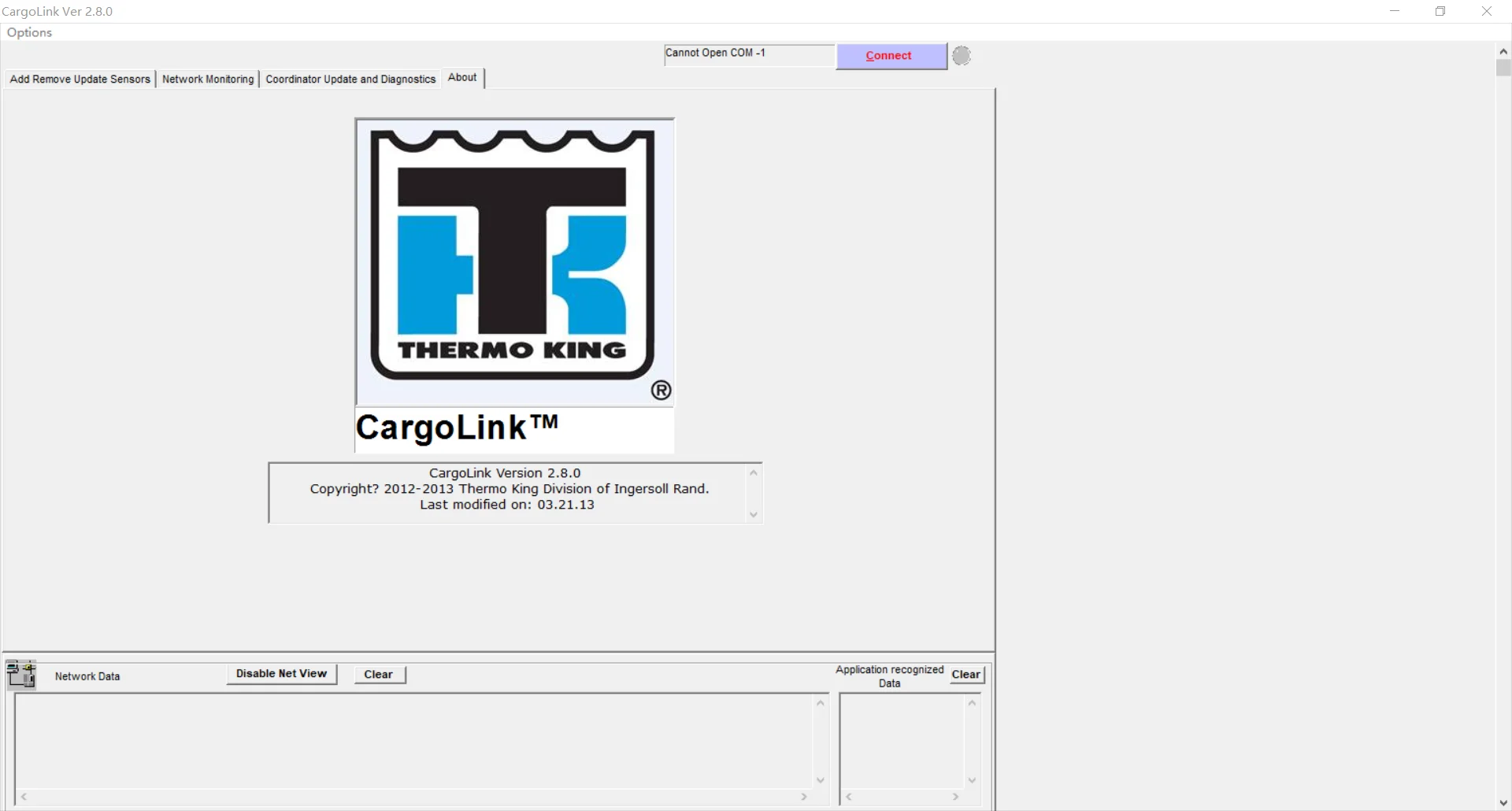 Thermo King CargoLink PC Service Tool 2.8.0