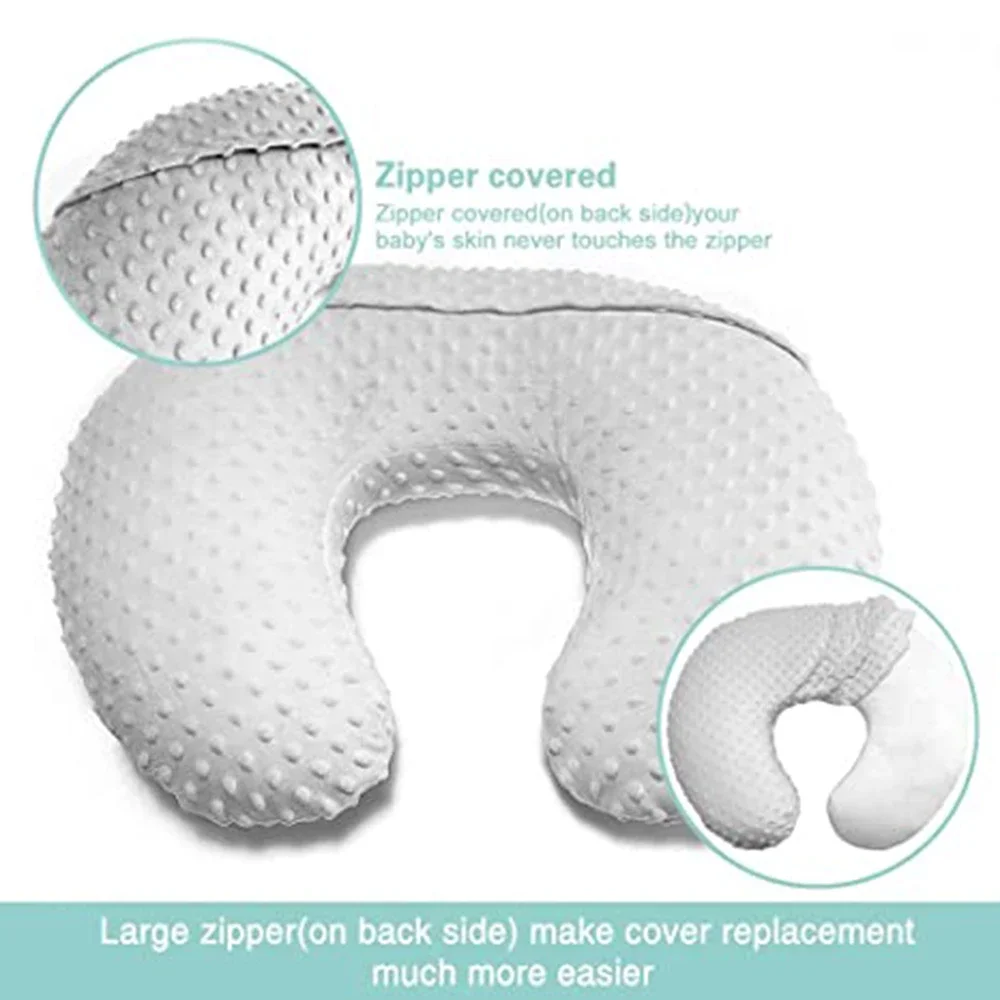 Baby Bedclothes U-shaped Nursing Pillow Pillowcase Multifunctional Breastfeeding Soft Cotton Breathe Sitting Pillowcase for Baby