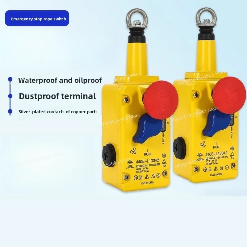 

AB Type Safety Emergency Stop Pull-Rope Switch - 440E-L13137 & 440E-13042 Compatible
