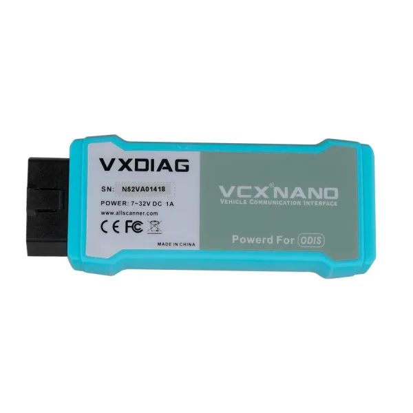 

WIFI Version VXDIAG VCX NANO 5054 ODIS V5.1.6 Support UDS Protocol and Multi-language