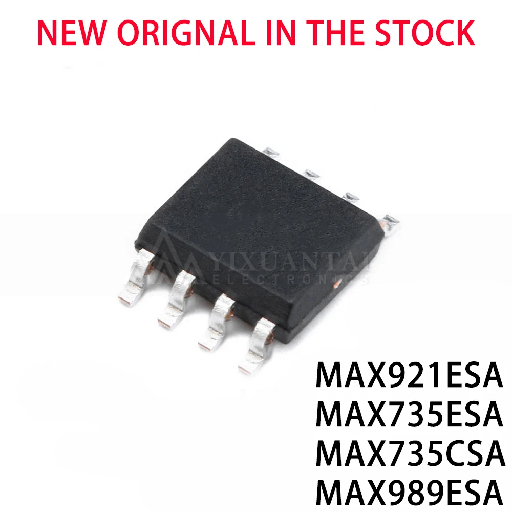 

5 шт. SOP8 SMD MAX735CSA-T MAX735ESA+T MAX921ESA MAX989ESA+T MAX735 MAX921 MAX989 735 921 989 SOIC-8