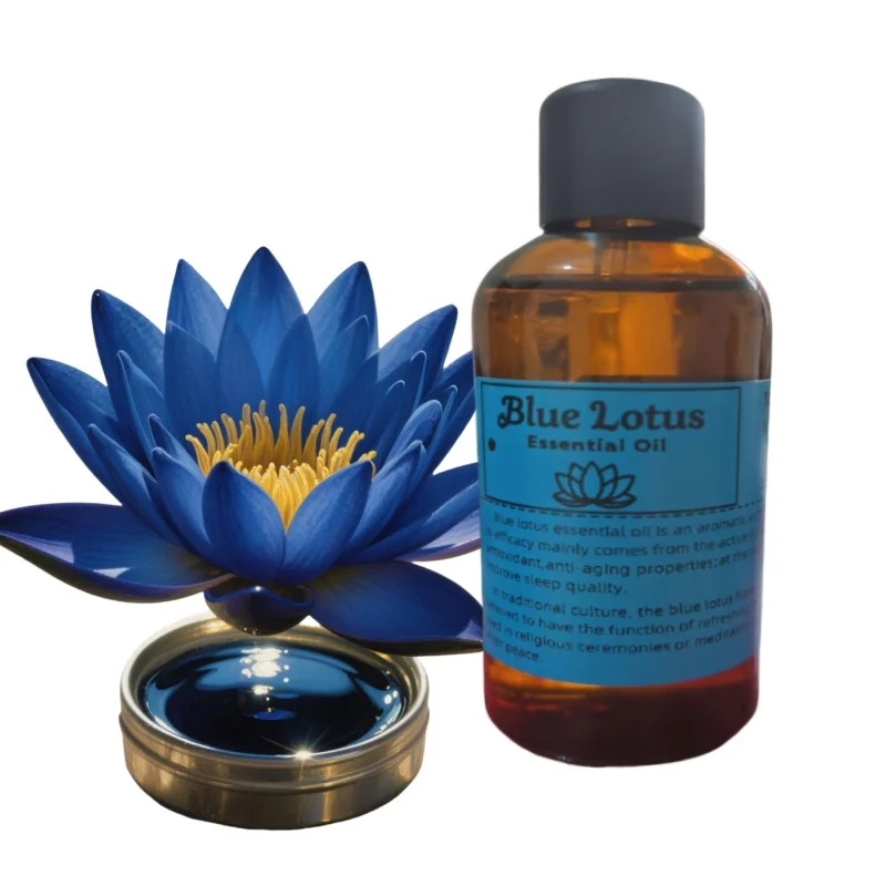 Premium Natural Blue Lotus Essential Oil Organic Skin Care Relax Pressure Deep Sleep Purifying Meditation Home Perfume Making