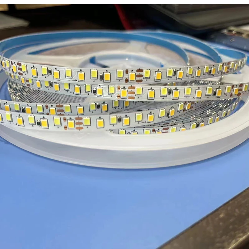 (3 welding point)180 meters 2835 200D dual colors LED strip for repairing chandeliers, LED ribbon 7mm-5B10C×2