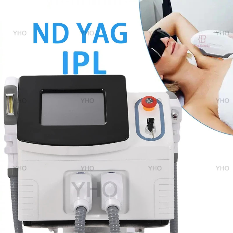 

NEW CE Certified OPT ND YAG Laser Hair Remover Machine 2in1 Laser Tattoo Removal Laser Machie 2024