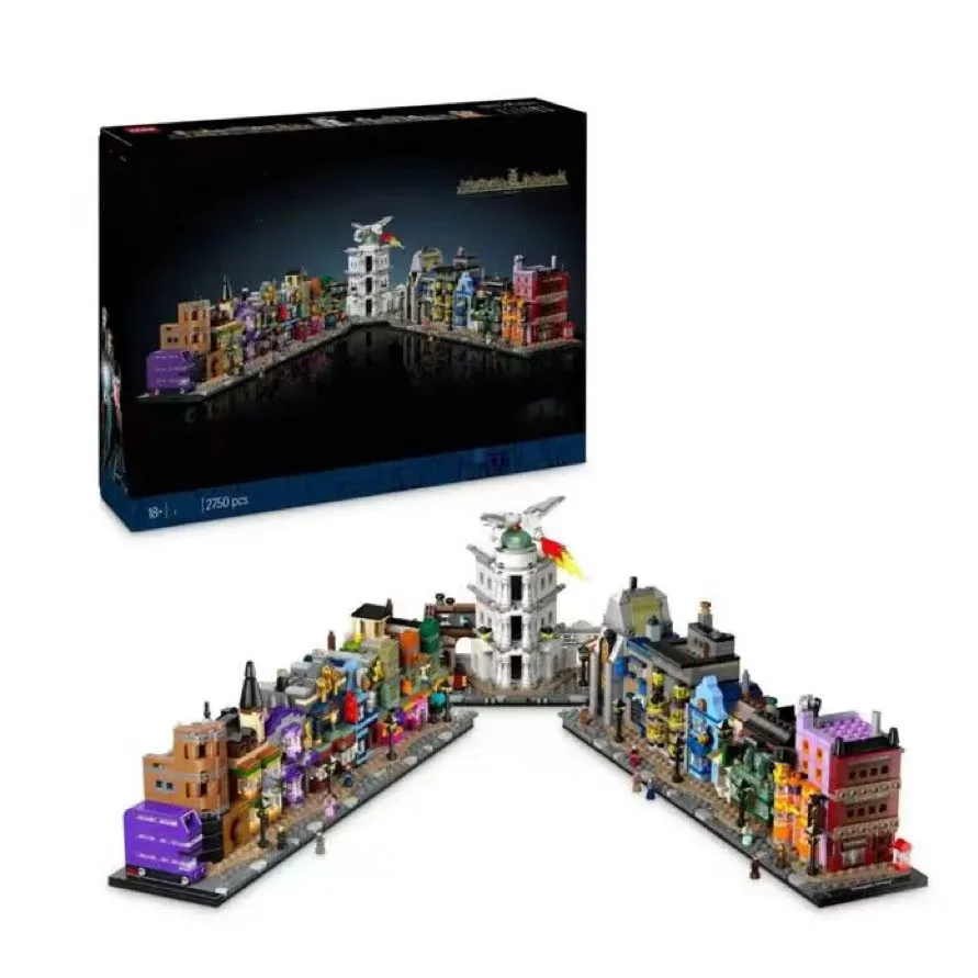 76444 Alley Shop Street View Model Moc Modular Building Blocks Bricks Kids Christmas Toy 2750PCS