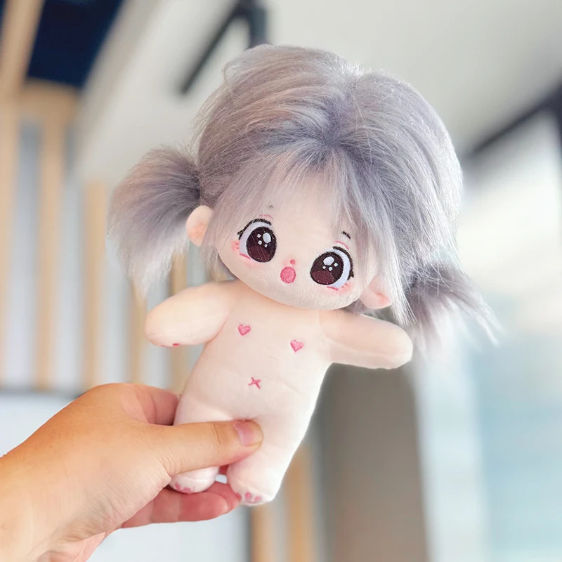 20cm Anime Plush Cotton Dolls with Potato Chip Baby Clothes Kawaii Stuffed Soft Figure Doll for Kids Girls Fans Collection Gifts