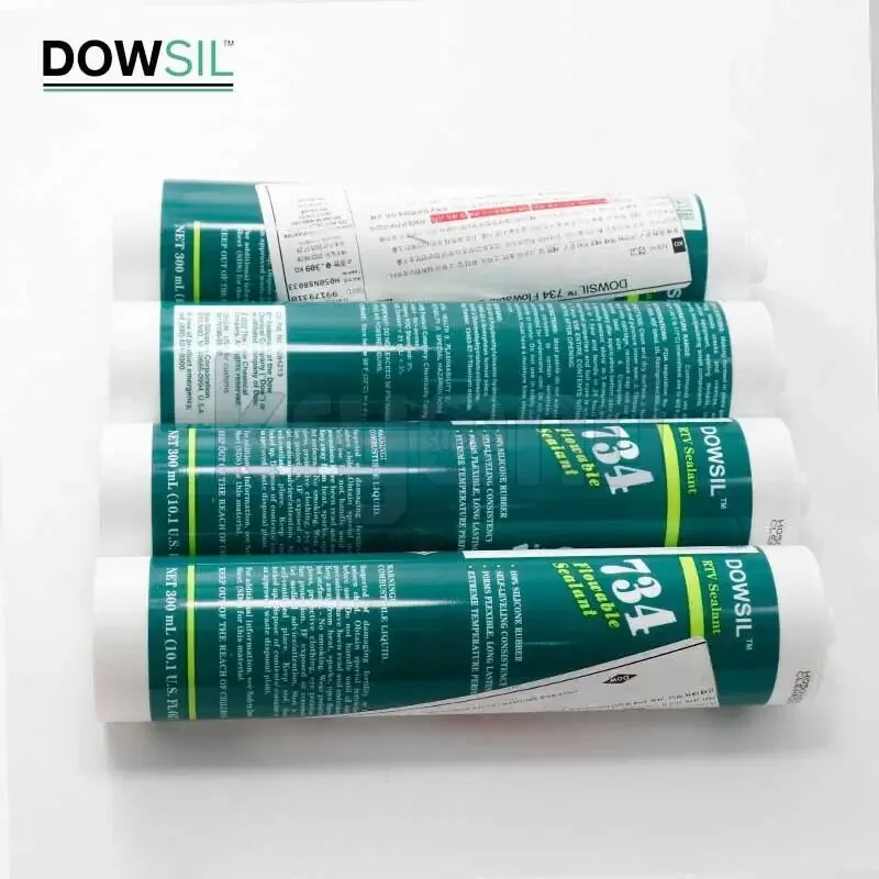 1 قطعة DOWSIL 734 RTV مانع التسرب القابل للتدفق واضح 300 مللي داو سيليكون مانع التسرب 734 #5