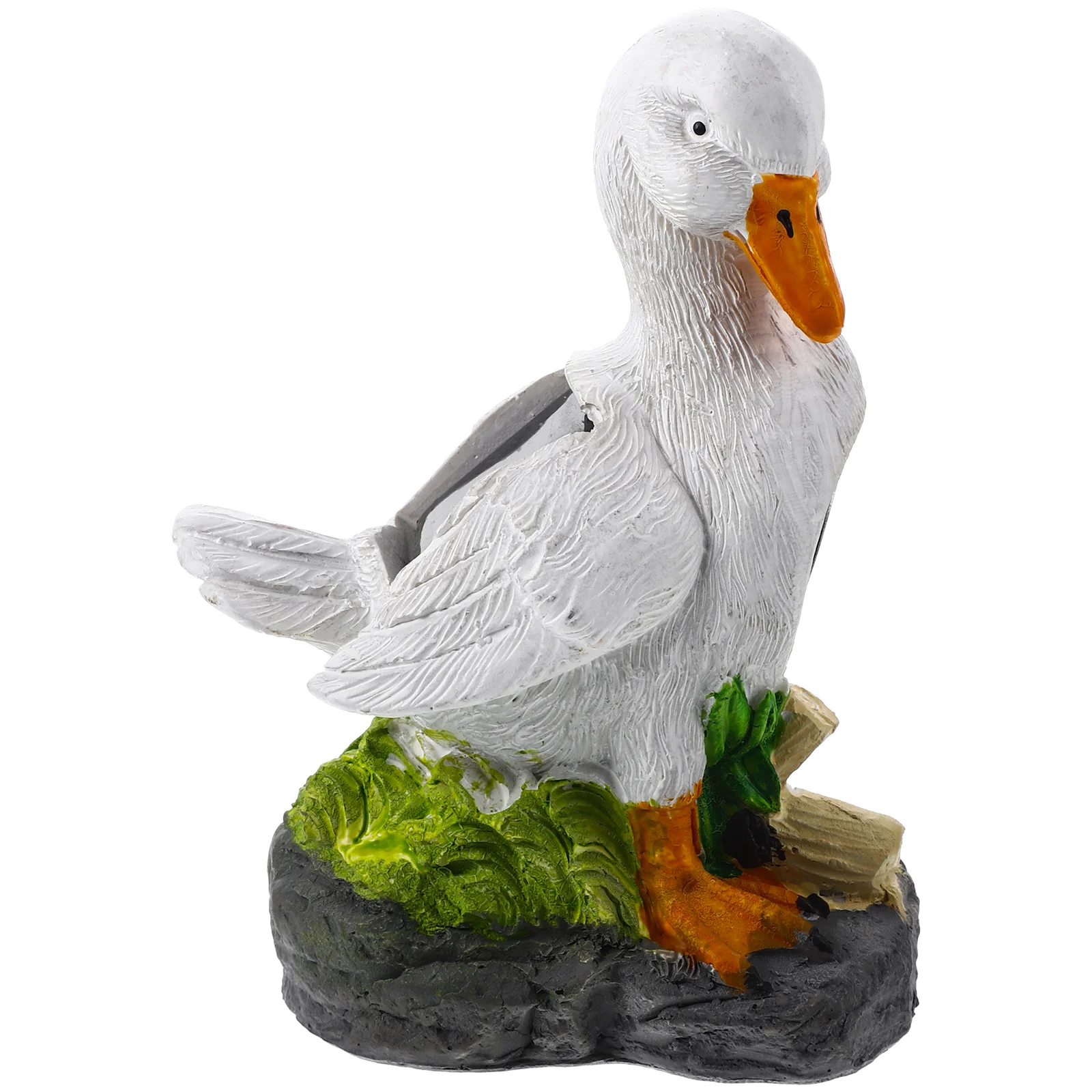 

Solar Duck Lights Resin Lawn Lamp Garden Decoration Outdoor Animal nament Energy Saving Pathway Driveway Yard Small Night Light