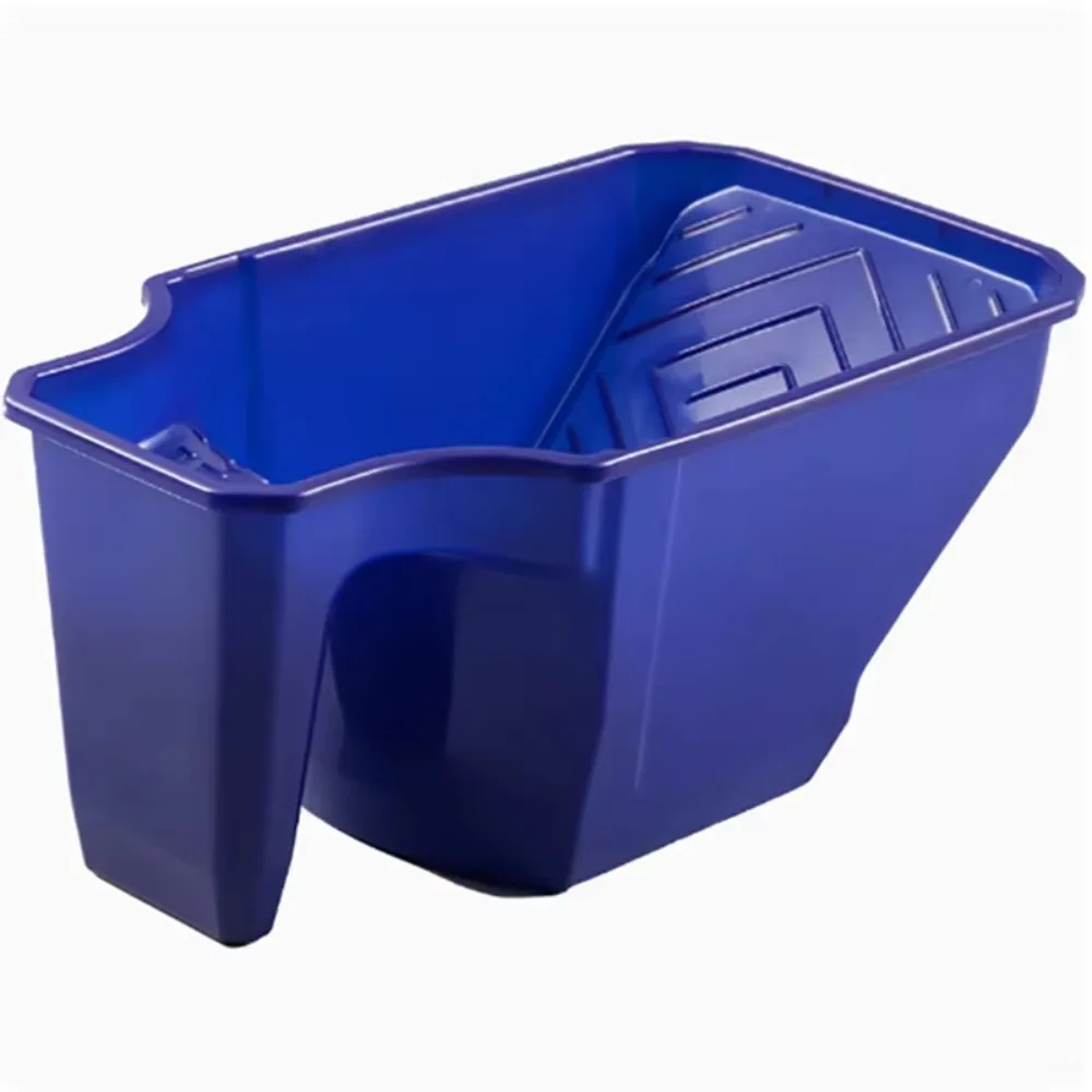 

Wall Painting Easy-Grip Painting Bucket PP Large Capacity Paint Tray Dark Blue Durable Holding Paint Cup Paint Supplies