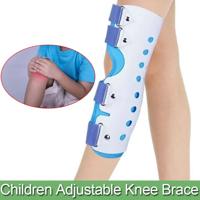 

Children's Adjustable Joint Fixation Brace-Lower Limb Patellar Fracture Brace-Meniscus Injury/Sprain Medical Knee Support