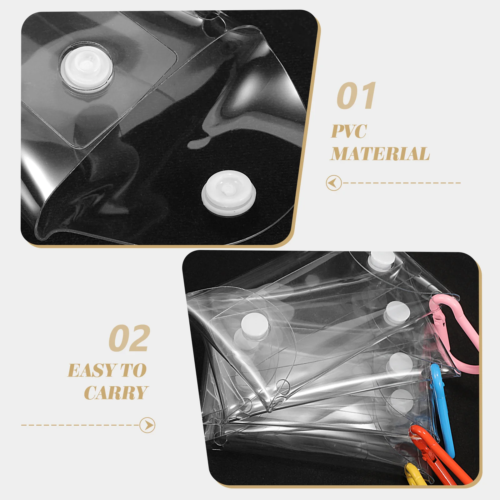 4 قطع من حقيبة شخصيات الرسوم المتحركة، محفظة صغيرة للعملات المعدنية للنساء، حقيبة تغيير PVC خفيفة الوزن مع زر إغلاق، محفظة صغيرة للسفر #2