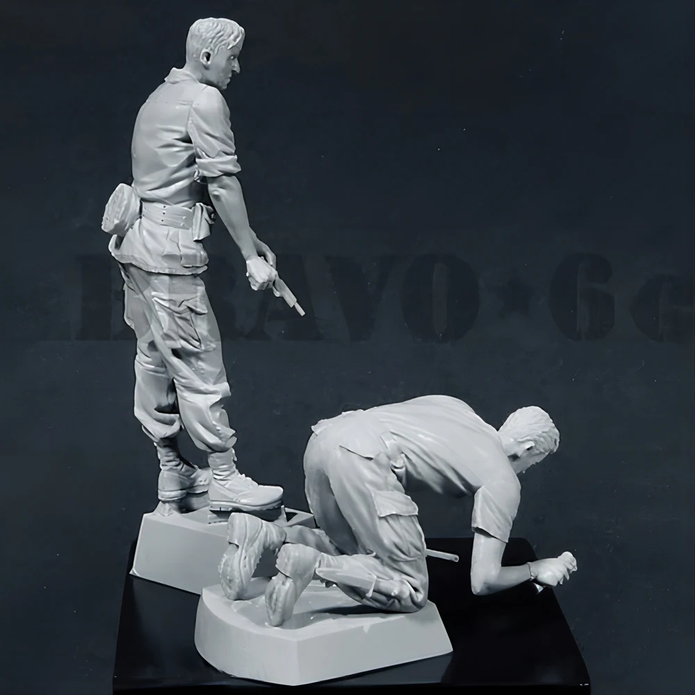 Modèle de soldat en résine de la Seconde Guerre mondiale, figurine Spot, thème militaire, moule blanc, GK1, 35