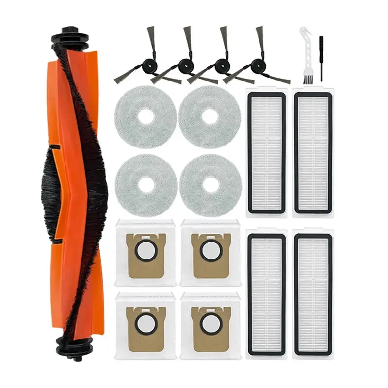 

Только сегодня: мешок для сбора пыли, тряпка для уборки, HEPA-фильтр, боковая щетка для робота-пылесоса Xiaomi Mijia 5 PRO/OV21CN, запасные части.