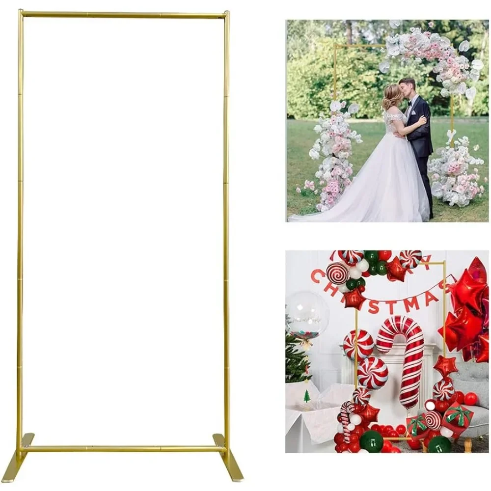 

6.6FT*3.3FT Square Balloon and Flower Metal Aluminum Frame