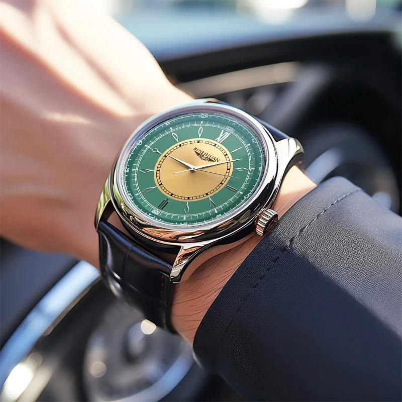 Domestic men's watch trend waterproof simple high-end fashion Korean version business handsome quartz watch birthday gift