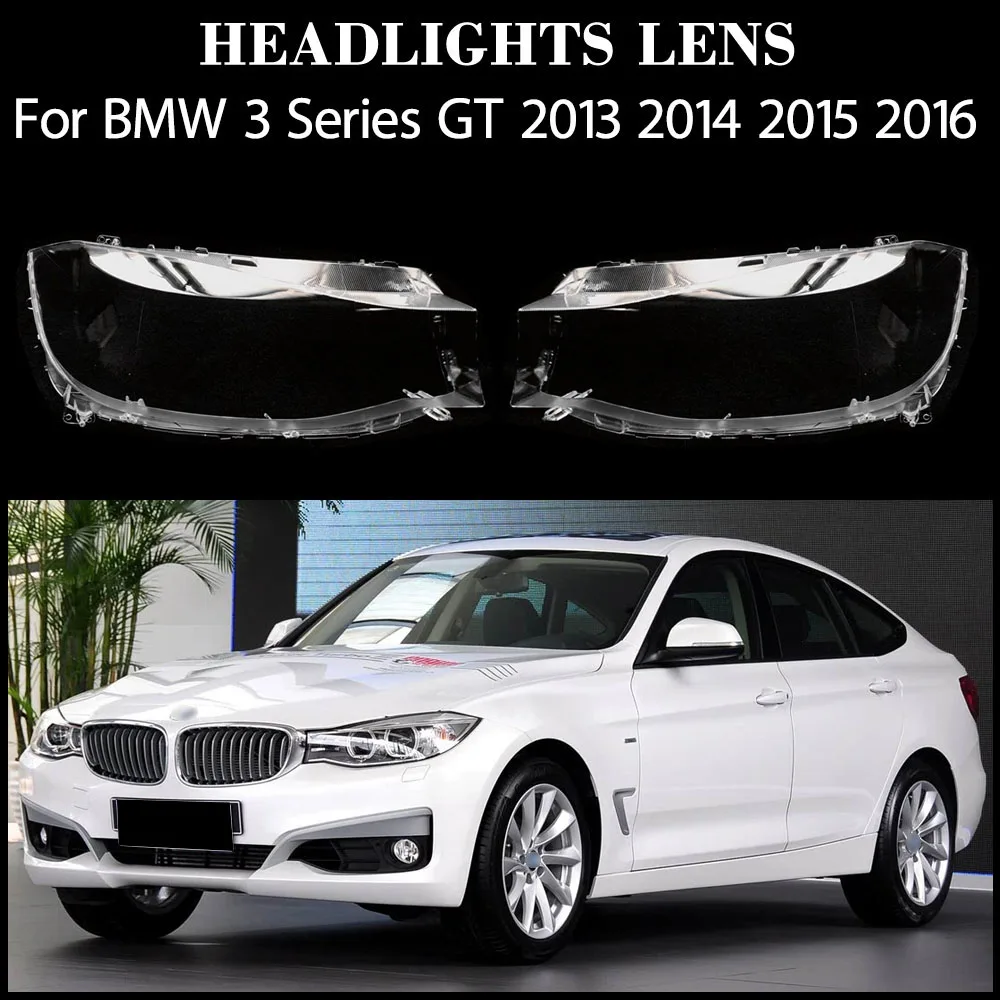 

Car Accessories Headlamp Cover Transparent Lampshade Headlight Shell Plexiglass For BMW 3 Series GT 2013 2014 2015 2016