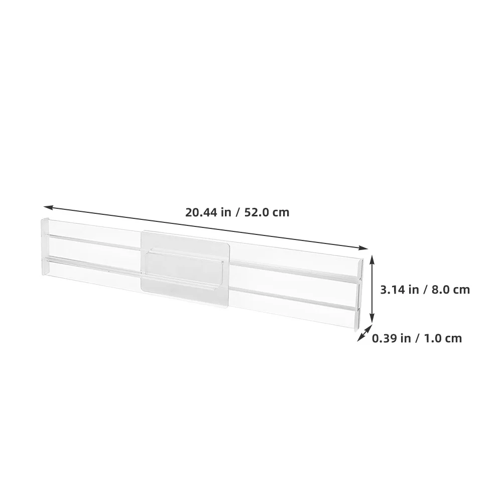 

Drawer Divider Transparent Adjustable Partition Board For Bedroom Organizer Home Storage Socks Underwear Sorting Tool Household